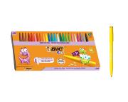 Flamastry BIC Kids Visacolor XL ECOlutions  24szt.. Wydawca: Bic. Dadada.pl Opakowanie Flamastry BIC Kids Visacolor XL ECOlutions  24szt.