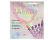 Opakowanie Flamastry do malowania paznokci 12 kolorów