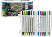Opakowanie Flamastry dwustronne 12 kolorów