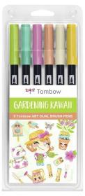 Opakowanie Flamastry dwustronne Garden 6szt