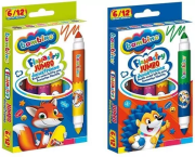 Opakowanie Flamastry dwustronne Jumbo 6/12 kolorów BAMBINO