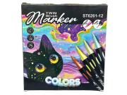 Opakowanie Flamastry dwustronne