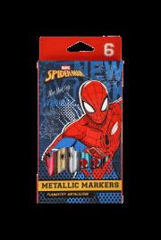 Opakowanie Flamastry metaliczne Disney Spider-Man 6 kolorów