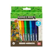 Opakowanie Flamastry okrągłe Minecraft 12 kolorów