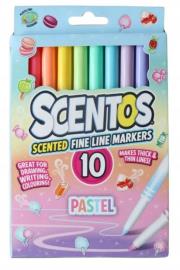 Opakowanie Flamastry pachnące pastelowe 10szt
