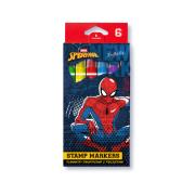 Opakowanie Flamastry pieczątki Disney Spider-Man 6 kolorów