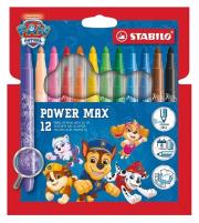 Opakowanie Flamastry Power Max Psi Patrol 12szt STABILO