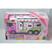 Opakowanie Food Truck Różowy światło dźwięk 34x10,5x15,5cm