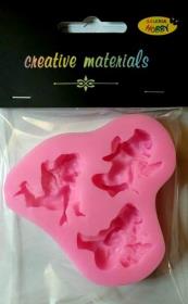 Opakowanie Forma silikonowa 7,5x8cm Aniołki