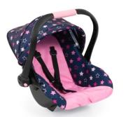 Opakowanie Fotelik samochodowy dla lalek z daszkiem niebieski