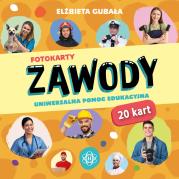 Fotokarty. Zawody. Autor: Gubała Elżbieta. Dadada.pl Okładka książki Fotokarty. Zawody