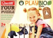 Four Puzzle Animali Fattoria Farm Animals. Wydawca: Quercetti. Dadada.pl Opakowanie Four Puzzle Animali Fattoria Farm Animals