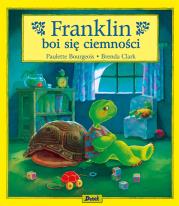 Franklin boi się ciemności. Autor: Paulette Bourgeois. Dadada.pl Okładka książki Franklin boi się ciemności