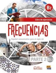Frecuencias B2.2 ćwieczenia cz.2. Autor: Esteban Bayon, Carmen Cabeza. Dadada.pl Okładka książki Frecuencias B2.2 ćwieczenia cz.2