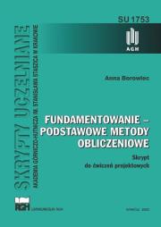Okładka książki Fundamentowanie - podstawowe metody obliczeniowe
