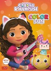 Opakowanie Gabby's Dollhouse. Color fun. Kolorowanka