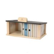 Garaż drewniany. Wydawca: MICKI. Dadada.pl Opakowanie Garaż drewniany