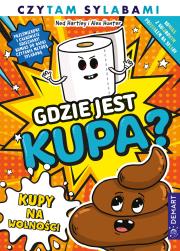 Okładka książki Gdzie jest kupa? Kupy na wolności. Komiks. Czytam sylabami