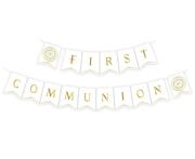 Opakowanie Girlanda papierowa First Communion Komunia