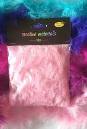 Opakowanie Girlanda z piór jasne różowa 2m