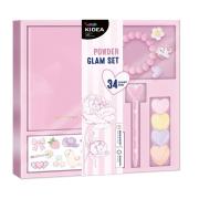 Opakowanie Glam Set pudrowy róż 34el KIDEA