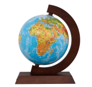 Globus fizyczny drewniana opr. 25cm w.słowacka. Wydawca: ZACHEM. Dadada.pl Opakowanie Globus fizyczny drewniana opr. 25cm w.słowacka