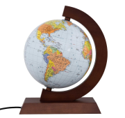 Globus polityczny drewniana opr. podświet. 25cm SK. Wydawca: ZACHEM. Dadada.pl Opakowanie Globus polityczny drewniana opr. podświet. 25cm SK