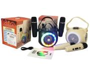 Opakowanie Głośnik karaoke 2 mikrofony USB MIX