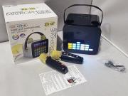 Opakowanie Głośnik kwadratowy ze światłem 2 mikrofony