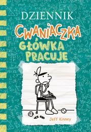 Główka pracuje. Dziennik cwaniaczka. Tom 18 wyd. 2025. Autor: Jeff Kinney. Dadada.pl Okładka książki Główka pracuje. Dziennik cwaniaczka. Tom 18 wyd. 2025