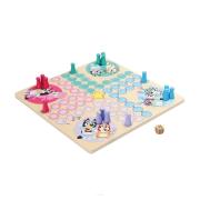 Gra drewniana Chińczyk Bluey. Wydawca: MICKI. Dadada.pl Opakowanie Gra drewniana Chińczyk Bluey