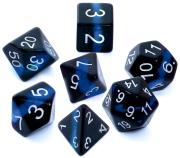 Opakowanie Gra komplet kości RPG minerały szafir