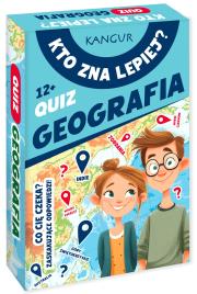 Gra Kto zna lepiej? Quiz Geografia. Wydawca: Kangur. Dadada.pl Opakowanie Gra Kto zna lepiej? Quiz Geografia