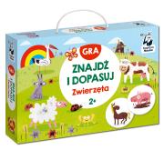 Opakowanie Gra Znajdź i dopasuj Zwierzęta Kapitan Nauka