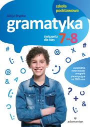 Okładka książki Gramatyka. Ćwiczenia dla klas 7-8 SP