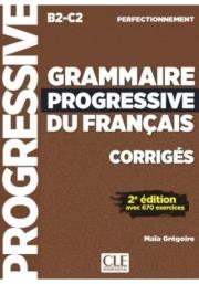 Okładka książki Grammaire progressive du Francais klucz B2-C2