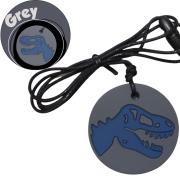 Opakowanie Gryzak antystresowy naszyjnik - dinozaur szary