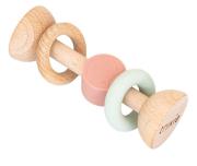 Grzechotka drewniana silikonowa Kot. Wydawca: Trixie Baby. Dadada.pl Opakowanie Grzechotka drewniana silikonowa Kot