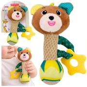 Opakowanie Grzechotka pluszowa z piszczałką Miś