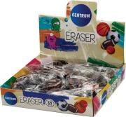 Gumka ball 25x25mm (24szt). Wydawca: Centrum. Dadada.pl Opakowanie Gumka ball 25x25mm (24szt)