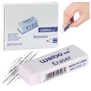 Gumka do mazania biała 4cm (30szt). Wydawca: Weibo. Dadada.pl Opakowanie Gumka do mazania biała 4cm (30szt)