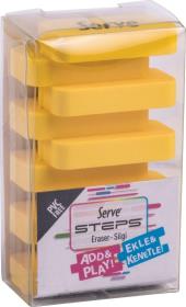 Opakowanie Gumka do mazania Steps neon żółta