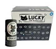 Opakowanie Gumka do ścierania Czarny Kot Lucky (12szt)