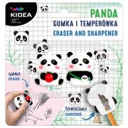 Opakowanie Gumka i temperówka Panda KIDEA