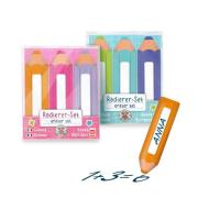 Gumki do ścierania 3 sztuki mix kolorów. Wydawca: TRENDHAUS. Dadada.pl Opakowanie Gumki do ścierania 3 sztuki mix kolorów