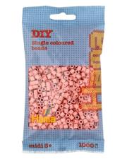 Opakowanie Hama Midi Koraliki w woreczku 1000 matowe różowe