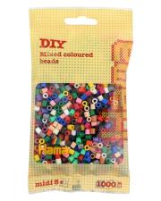 Opakowanie Hama Midi Koraliki w woreczku 1000 różnokolorowe