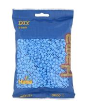 Opakowanie Hama Midi Koraliki w woreczku 3000 pastelowe niebieskie