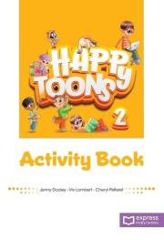 Okładka książki Happy Toons 2 edycja międzyna. AB + DigiBook (kod)
