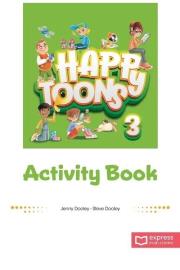 Okładka książki Happy Toons 3 ed. międzynar. AB + DigiBook (kod)